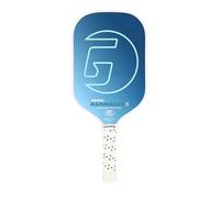 GAMMA Rainmaker Pickleball Paddle - Lightweight, Large Sweet Spot, Microbead Carbon Fiber Face for Spin & Control, Vibration Dampening Handle, Customizable Swing Weight - Blue