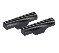 GAMMA+ Set of 2 CRUNCHY Stainless Steel Blades, Replacement Blade for Gamma+ Razor, Original Gamma+ Accessory, Compatible with Boosted Electric Shaver