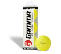 Gamma Sports Photon Outdoor Pickleball Balls, USAPA Approved, Pickleball Accessories, Pack of 03, Yellow Pickleballs