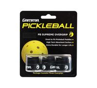 GAMMA Sports Pickleball Supreme Overgrip, Black