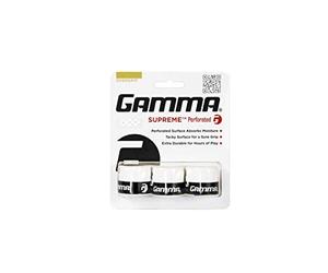GAMMA Sports Supreme Perforated Overgrip - White AGSPO10