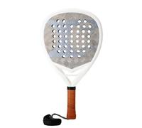 GAMMA Sterling Padel Racquet - Aggressive Teardrop Shape for Intermediate to Advanced Players, Carbon Fiber Face, High Density EVA Core, Slightly Head Heavy Power Design, Includes Racquet Cover