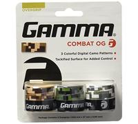 GAMMA Tennis Overgrip, Ideal for Tennis, Pickleball, Squash, Badminton, and Racquetball, Durable and Absorbent, Easy to Apply, Customize Your Racquet, Fun Designs