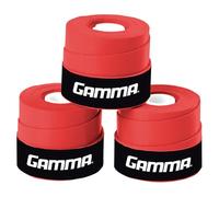 Gamma Unisex Adult OG Supreme Overgrip, Red, 3 Pack
