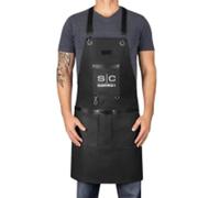StyleCraft Heavy Weight Waterproof Professional Barber-Salon Apron Cross Back Strap and Pockets