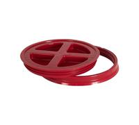Gamma2 Gamma Seal Lid - Pet Food Storage Container Lids - Fits 3.5, 5, 6, & 7 Gallon Buckets, Red, Made in USA