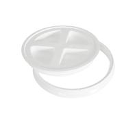Gamma2 Seal Lid - Pet Food Storage Container Lids - Fits 3.5, 5, 6, & 7 Gallon Buckets, White, 4122E
