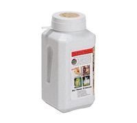 Gamma2 Vittles Vault Jr. Compact Airtight Pet Food Storage Container, 6 Pound, White, Rectangular