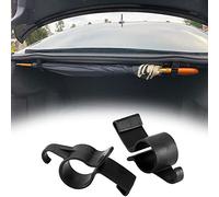 Gammaeon 2Pcs Car Hooks Car Trunk Umbrella Storage Holder, Hanging Hook, Towel Hook, for Trunk, Organizer, Storage and Stowage