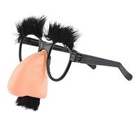 Gammaeon Disguise Moustache Glasses, Halloween Disguise Glasses, Funny Big Nose Eyebrow Eyewear for Fancy Dress Cosplay Costume, Novelty Party Favors