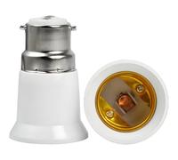 Gammaeon Universal Bayonet BC B22 to ES E27 Screw Light Bulb Adaptor Lamp Fitting Converter Holder, Lamps, Bases and Shades