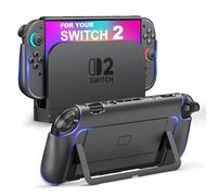 Gammeefy Ergonomic Grip Case for Nintendo Switch 2, Comfort Switch 2 Protective Case Accessories Supports Seamless TV Dock & Desktop Mode, Quick-Release Joy-Con Design