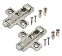 GAMOBIFER Base for Salice Hinges with Quick Release and Quick Release Cross, H00, Metal, Untreated