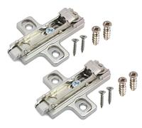 GAMOBIFER SALICE Base for Hinges with Quick Release and Coupling (Cross, H02, Metallic, 2 count, H02)