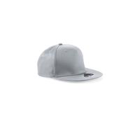 Gamola Golf Beechfield 5-panel snapback rapper cap - Light Grey - OSFM