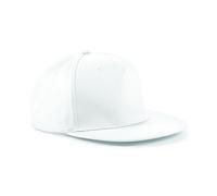 Gamola Golf Beechfield 5-panel snapback rapper cap - White - One size