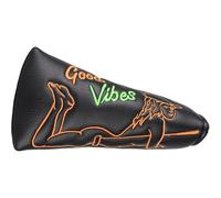 Gamola Golf Black Good Vides Sexy Women Magnetic Blade Putter Headcove