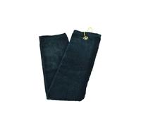 Gamola Golf Black Tri Fold Golf Towel