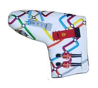 Gamola Golf London UK White Blade Putter Cover - England