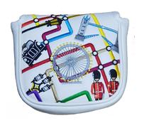 Gamola Golf London UK White Mallet Putter Cover - England