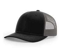 Gamola Golf Richardson 112 Trucker Hat Snapback Cap - Black/Charcoal C