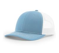 Gamola Golf Richardson 112 Trucker Hat Snapback Cap Columbia Blue/Whit