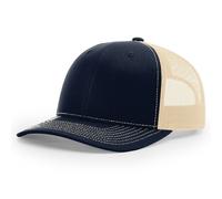 Gamola Golf Richardson 112 Trucker Hat Snapback Cap - Navy/Khaki Colou