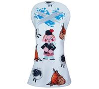 Gamola Golf Scotland White Driver Headcover - St Andrews, Highland Cow
