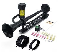GAMPRO 160021 Air Horn for Truck Boats Car for 12V 150DB Super Loud Train Horns Kit with bracket