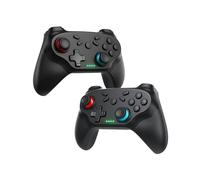 Gamrombo 2 Pack Wireless Controller for Nintendo Switch 2/1/Lite/OLED, Compatible with PC/Android/iOS, with Wake-Up, Screenshot, Dual Vibration, 6-Axis Sensor, Turbo Function