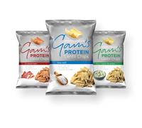 Gams Protein Lentil Chips Mixed Case x12, Sour Cream x 4, Smoked Ham x 4, Sea Salt x 4-50% LESS FAT | PROTEIN SOURCE | FIBRE SOURCE | NO PALM OIL