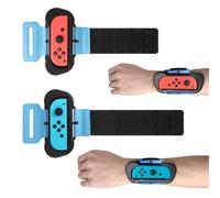 GAMSURFING Wristbands for Just Dance 2026/2025/2024/2023/2022 &Zumba Burn It Up,[Black] Adjustable Elastic Wrist Straps for Nintendo Switch Controller/Switch OLED JoyCons Just Dance Accessories,2 Pack