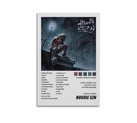 GAMTACH A Boogie Wit Da Hoodie Hoodie Album SZN Poster Decorative Canvas Poster Wall Art Decor Living Modern Family Bedroom Decoration Poster 12x18inch(30x45cm) Unframe-style