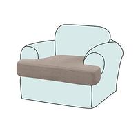 GAMUKAI 1PC Stretch T Cushion Sofa Slipcovers Individually Armchair Sofa Cushion Covers for 1 Cushion Chair Couch Seat Cushion Covers (Taupe, 1)