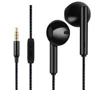 GAMURRY Earphones 3.5mm Jack, In-Ear Headphones with Cable 120CM, Wired Earbuds with Microphone and Controller, Noise Isolation Headsets, Stereo Bass, Clear Call, for Radio MP3 and Other Audio Devices