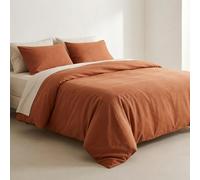 GAMUSI 100% Cotton Bedding Set, Breathable, Soft, Duvet Cover 150 x 220 cm and Pillowcase, Tile