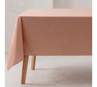 GAMUSI Tablecloth Plain Fabric Organic Cotton Waterproof Stain Resistant Rectangular Tile Colour 140 x 100 cm