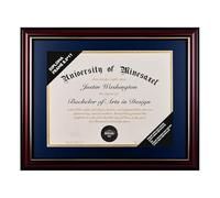 GAMYPET Diploma Frame 8.5 x 11 Certificate Frames Picture Frame with Mat or 11x14 Document without Mat for Diploma Frame