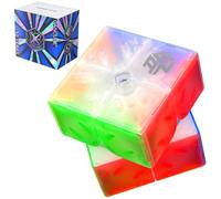 GAN 251 Air10th Anniversary Version Magic Cube 2x2 Magnetic Speed - Puzzle Magic Stickerless 2x2x2 Gans Cubes (GAN251 Air M Special 10th Anniversary)