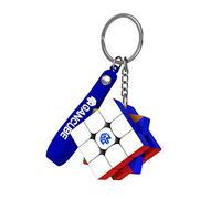 GAN 330 Mini Magic Cube Key Ring 3 x 3, Cube Key Ring 30 mm for Your Keys or as a Stylish Pendant, Mini Speed Cube Keyring for Children and Adults