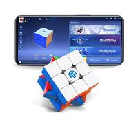 GAN 356 i 3 Stickerless Speed Puzzle Cube, 3x3 Smart Cube 356 i3 Gans Magnetic Cube Intelligent Tracking Timing Movements Steps with CubeStation App Gan Cube Puzzle Toys(GAN Robot not Included)