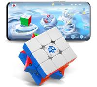 GAN 356 i 3 Stickerless Speed Puzzle Cube, 3x3 Smart Cube 356 i3 Magnetic Cube Intelligent Tracking Timing Movements Steps with CubeStation App Gan Cube Puzzle Toys(GANRobot not Included)