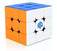 GAN 356R S,3x3 Speed Cube 356RS Magic Cube Professional Puzzle Cube Ultra Durable and Flexible for Kid&Adults,Non-Magnetic(Stickerless
