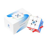 GAN 3x3 Magnetic Speed Cube Age 3+, GAN356 Maglev Magic Cube Magnetic Levitation Cube, 30°+ Auto-Aligning, 76 Magnets, Numerical Tuning Setting,UV Coated
