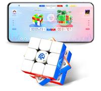 GAN i Carry 4, Smart Speed Cube 3x3 Magnetic Bluetooth Speedcube Connect for Kids Adults Timer Tracking Movement Steps with App Online Competition, Battery Replaceable Frosted Version, Horse Edition