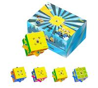 GAN Minions i4 Maglev, Bluetooth Speed Cube 3x3, Omni-Directional Smart Core, App Connected Magnetic Smart Speedcube with Charging GANPod, Gyroscope Timer Movement Tracking, Gift Choice, UV Version