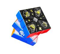 GAN Minions Square-1 Magnetic Maglev Speed Cube Shape-Shifting Puzzle | Official Minions Square-1 with Maglev & 36-magnet alignment. Tame 11.9 trillion playful shapes with zero break-in