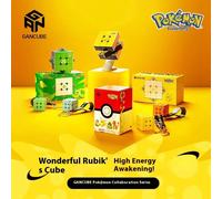 Gan Pok é Mon Joint Third Order Magnetic Competition Special Children'S Puzzle Toy Gift Pikachu Johnny Turtle Birthday Gifts F