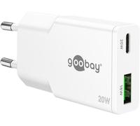 GaN Slim 20W Dual Speed USB-C PD Charger White 75730