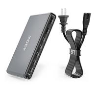 GaN5 430W USB C Charger Block Charging Station,Apple 7 Port Fast Charging Block with Dual 100W USBC Multiport Adapter TypeC & USBA Desktop Charger for iPhone17/16/15/14/13/Pro Max/MacBook Pro/Air/iPad